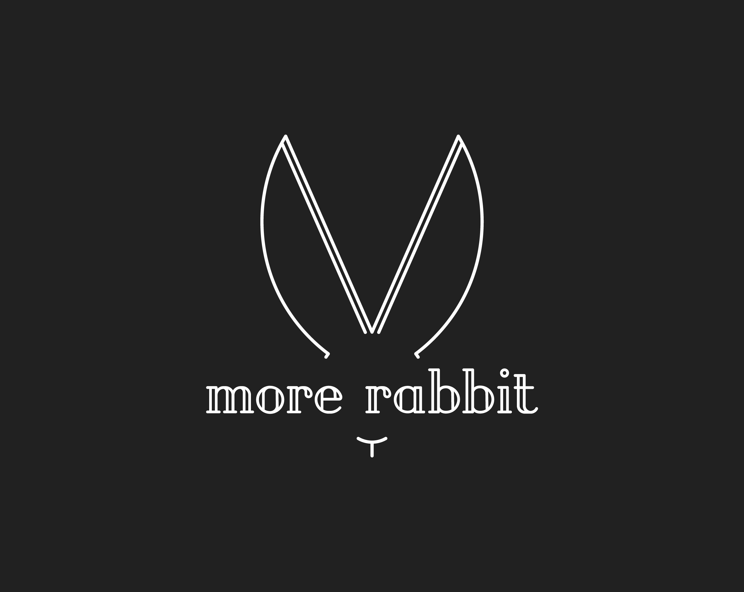 More Rabbit Logo – Folding Type